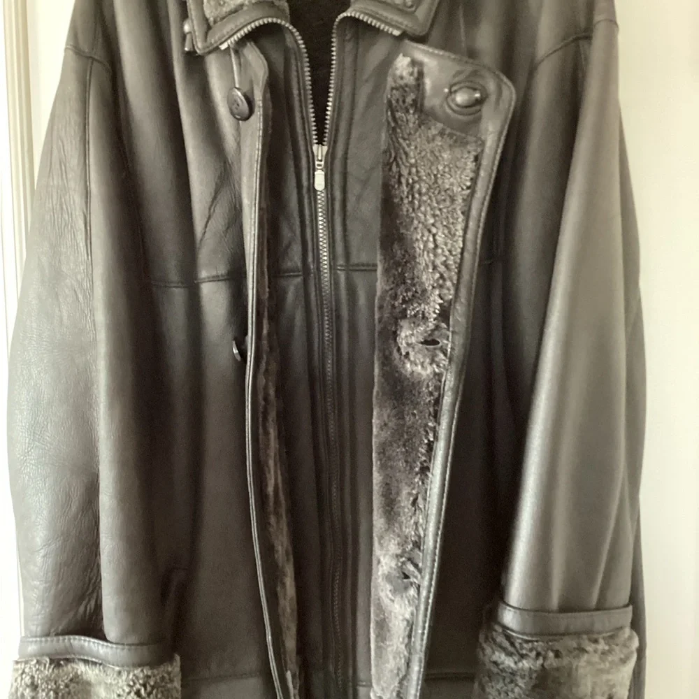 Mens Bod & Christense  shearling jacket - Picture 3 of 10